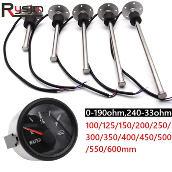 

100/125/150/200/250/300mm Water Level Gauge Sensor fit 0-190ohm 240-33ohm 52mm Car Water Level Gauge Fuel gauge Fuel Sender Unit