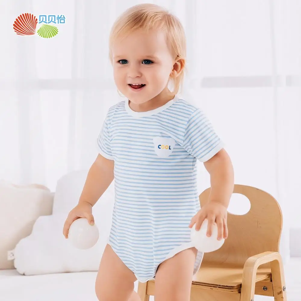 

3PCS newborn baby rompers clothes baby boy clothes 100% cotton alphabet printing summer short sleeve infant jumpsuit rompers