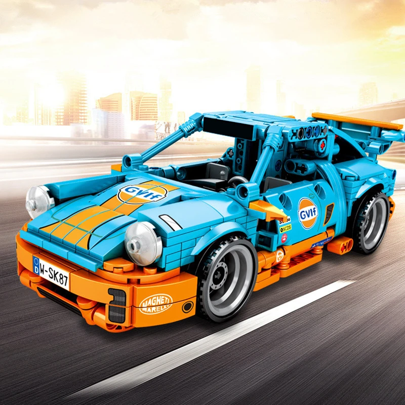 Конструктор SEMBO MOC Technic Back Force Racing Спортивная игрушка автомобиль Классическая
