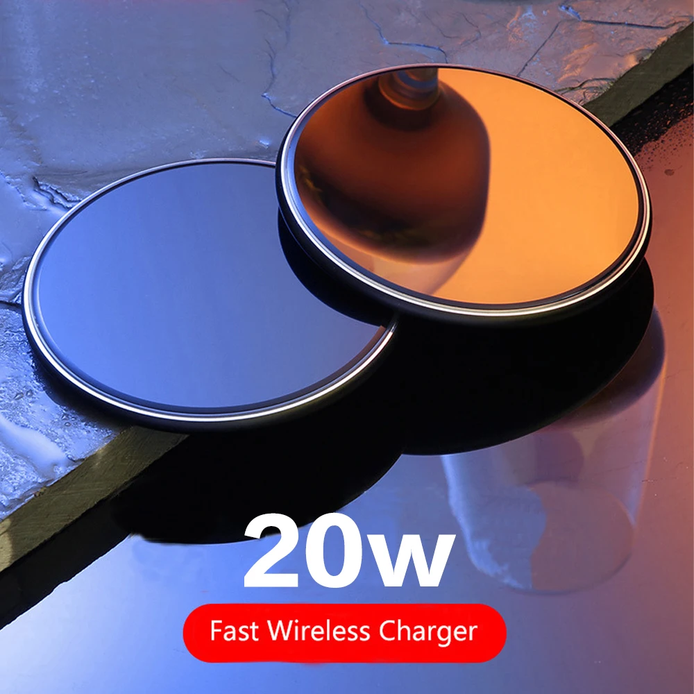 20W Fast Wireless Charger For Samsung Galaxy S10 S9 Note 10 S10+ 9 USB Qi Charging Pad for iPhone 11 Pro XS Max XR X 8 Plus