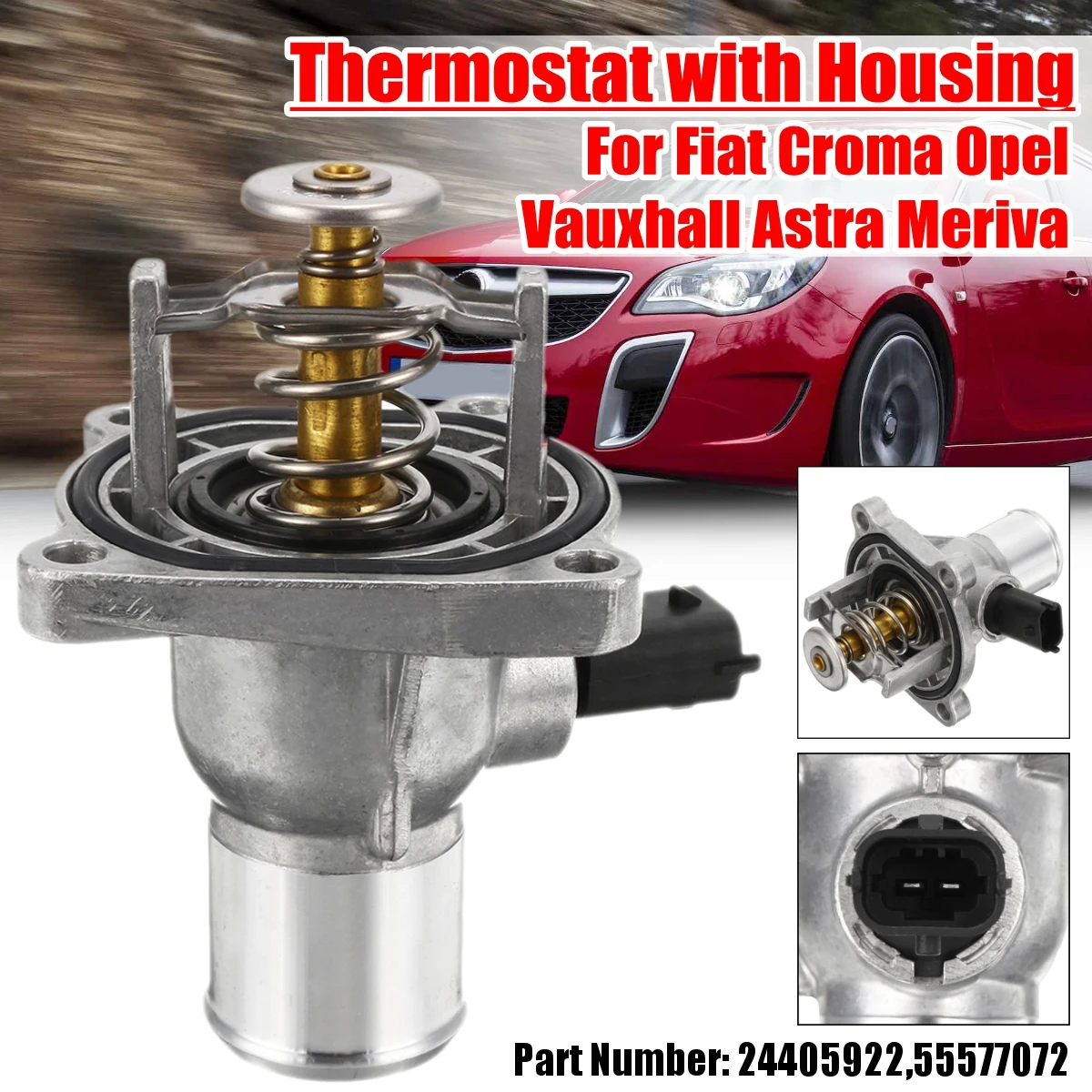 Термостат 96984104 55577072 с корпусом для Chevrolet Cruze Aveo orlando trax croma vauxhall Opel Astra 55578419