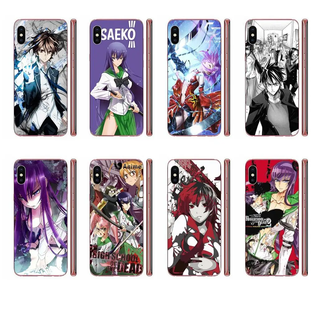 Highschool Of The Dead Saeko для HTC U11 Life Capa Plus U 11 U12 Прозрачный чехол телефона | Мобильные