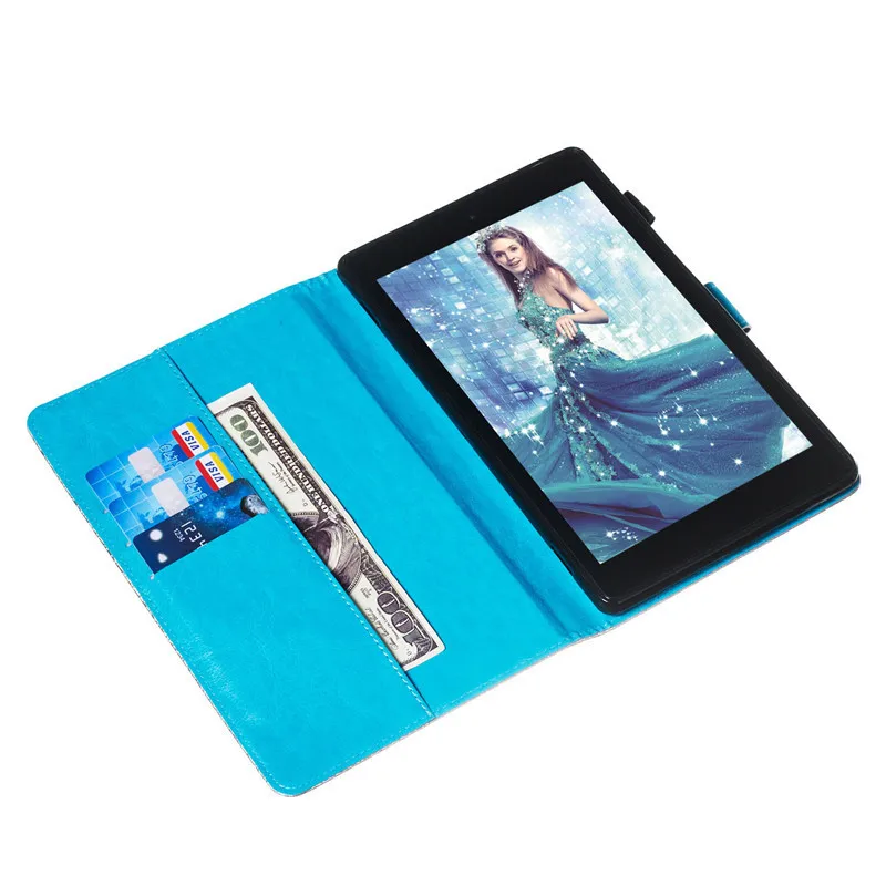 Wekays для Amazon Kindle Fire/Kindle Fire HD 8 с блестками и изображениями героев мультфильмов кожаный чехол Fundas для Amazon Kindle Fire HD 8 HD8 8," Чехол