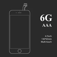 20 Pcs china for iPhone 6 LCD screen Highscreen Touch Glass Digitizer Display Replacement Lens Assembly mobile phone
