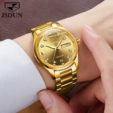 JSDUN с фабрики изысканные стальные полностью автоматические механические часы модные водонепроницаемые мужские часы Роскошные мужские часы