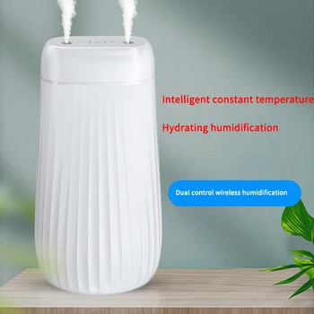 

HOT！-Air Humidifier 1000ML Ultrasonic Double Nozzle Aroma Diffuser LED Light Mist Maker for Home Office Car Humidificador