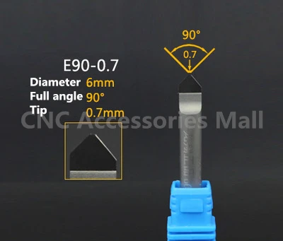 E series E90 PCD Алмазный гравировальный инструмент для резьбы по камню