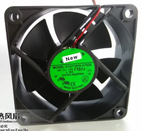 Для ADDA AD0712HX-A70GL DC 12V 0.19A 60x60x15 мм вентилятор охлаждения сервера | Электроника