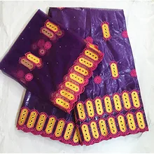 Bazin Fiche Getzner с кружевной тканью 5+ 2 ярдов/партия вышитая ткань последняя хлопковая жаккардовая парча Farbic