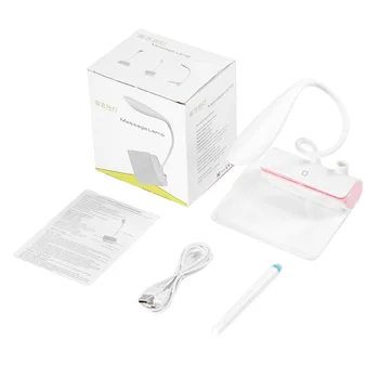 

Portable 3-in-1 USB Rechargeable Message Board LED Desk Lamp Night Light Touch Table Lamp Flexible Arbitrary Bending Read