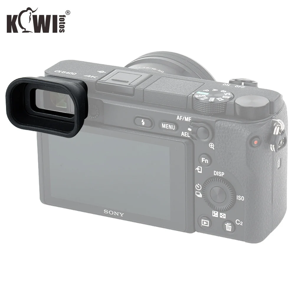 Estendido para Sony Kiwi Silicone Macio Câmera Visor Ocular Eyecup A6600 A6500 A6400 Olho Copo Protetor Substitui Sony Fda-ep17 - Image 3