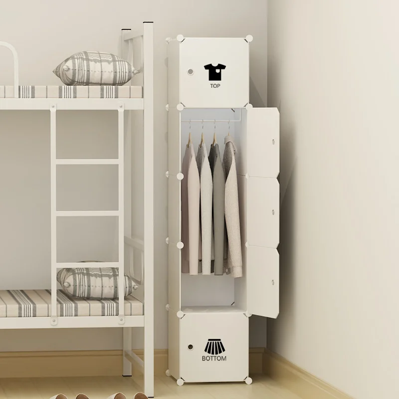 Ngle простой шкаф, подвесной, имитация ткани, для студентов, детей, маленькая комбинация, складной, в сборе, пластиковый шкаф, маленький, для общежития