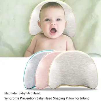 

2019 Newest Neonatal Baby Cotton Flat Head Syndrome Prevention Baby Head Shaping Pillow For Infant