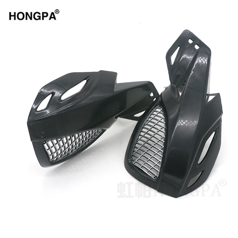 Черный Мотоциклетная защита для рук для Kawasaki Suzuki Honda Yamaha KTM SX EXC XCW SMR мото байк квадроциклы 22 мм руль - Цвет: Черный
