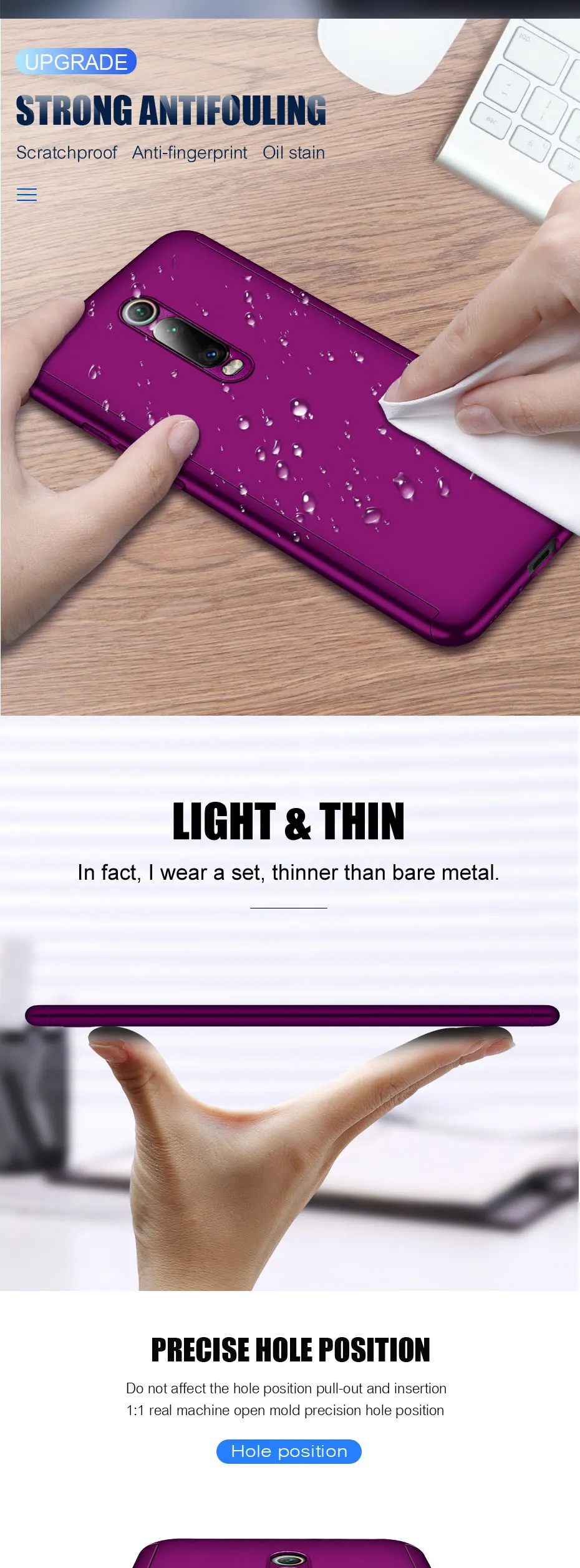 360 полный защитный чехол для телефона для Xiaomi mi 9t cc9e mi 9 8 SE Red mi K20 Note 7 Pro 6 6A 5 4X F1 противоударный матовый чехол из поликарбоната