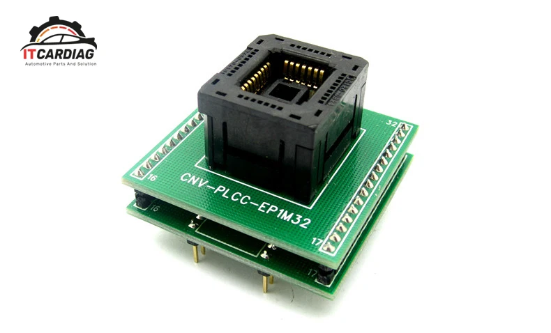 Японский источник чип программист PLCC32 гнездо адаптера CNV-PLCC-EP1M32 0324-309 с платой для BIOS PLCC32
