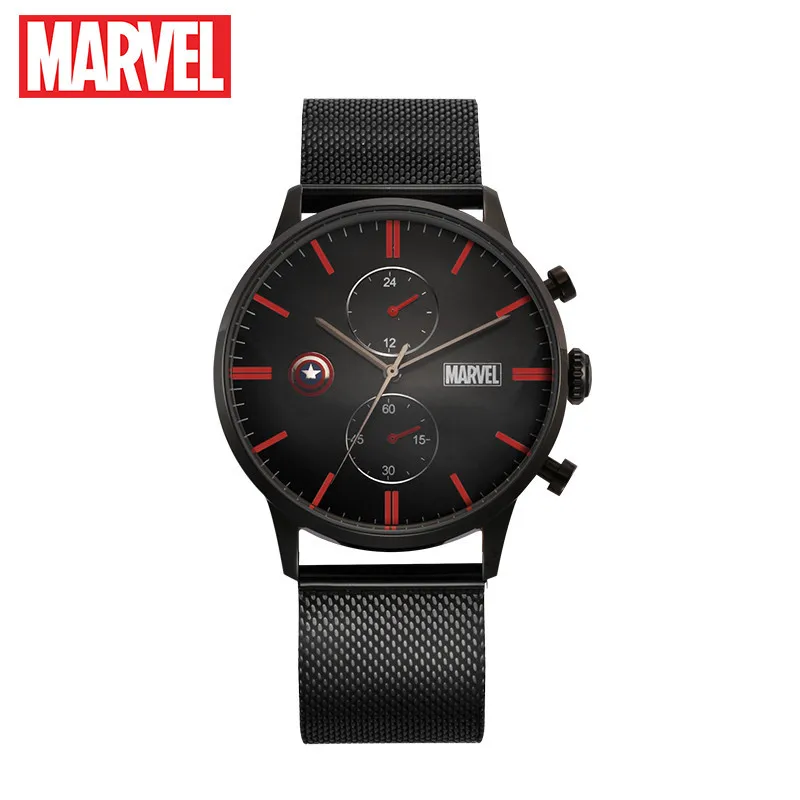 

Marvel Mens Watches Luxury Brand Disney Hollow Out Design Iron Man Helmet Men Watch Fashion Water Resistant Men and Boys Watch