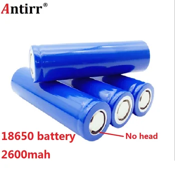 

Antirr Original 18650 Rechargeable Battery 2600mAh 3.7V Li-ion Lithium Battery ICR18650-26F safe batteries Industrial use