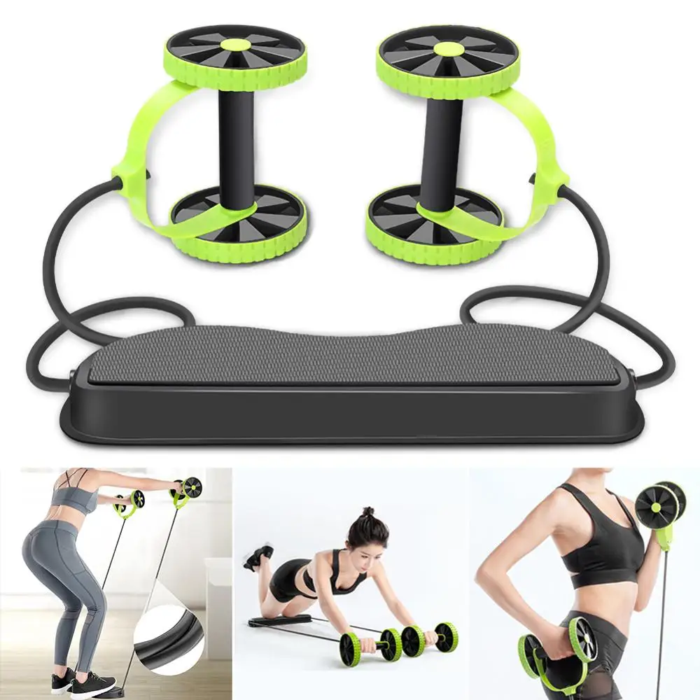

Ab Roller Wheel Abdominal Muscle Trainer Wheel Arm WaistExercise Multi-functional Gym Fitness Equipments