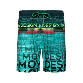

Short masculino Summer Men Shorts Hawaii Beach Short Breathable Quick Dry Loose Casual Gradient Printing Shorts Man Plus Size