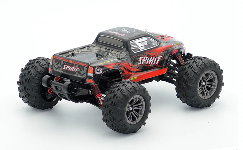 Pokich большой размер 1:16 масштаб Высокоскоростной RC игрушки 4WD 2,4 ГГц пульт дистанционного управления грузовик радио электронный контроль led внедорожный Радиоуправляемый автомобиль - Цвет: Красный