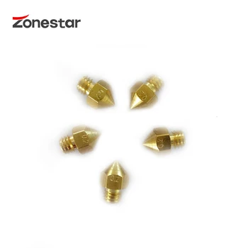 

5PCS/Lot Nozzle 3D printer For MK7 Extruder Scew 6mm 1.75mm Filament Sizes 0.2 0.3 0.4 Reprap 3D printer DIY Kit Free Shipping