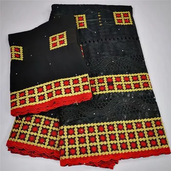 

Embroidery Perforated Jacquard African Bazin Riche Fabric 2020 Latest Basin Brode Brocade Fabric 7Yards Swiss Voile Lace d66-407