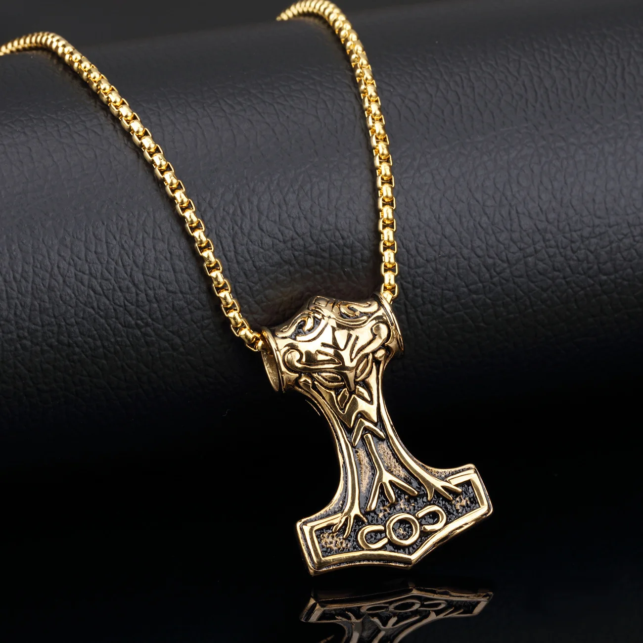 Новый молоток из нержавеющей стали подвеска с тором ожерелье для мужчин Mjolnir в