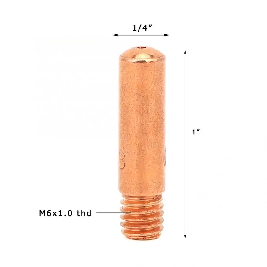 10 шт. Контактный наконечник MIG контакт для сварки 11-30 для Tweco Mini/#1 и 100L