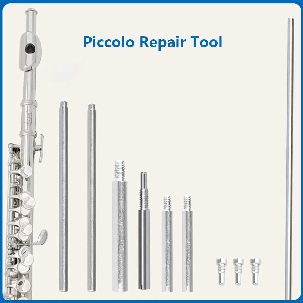 Maintenance Repair Tool Spring Drill Bit Repair Kit for Flute Silver