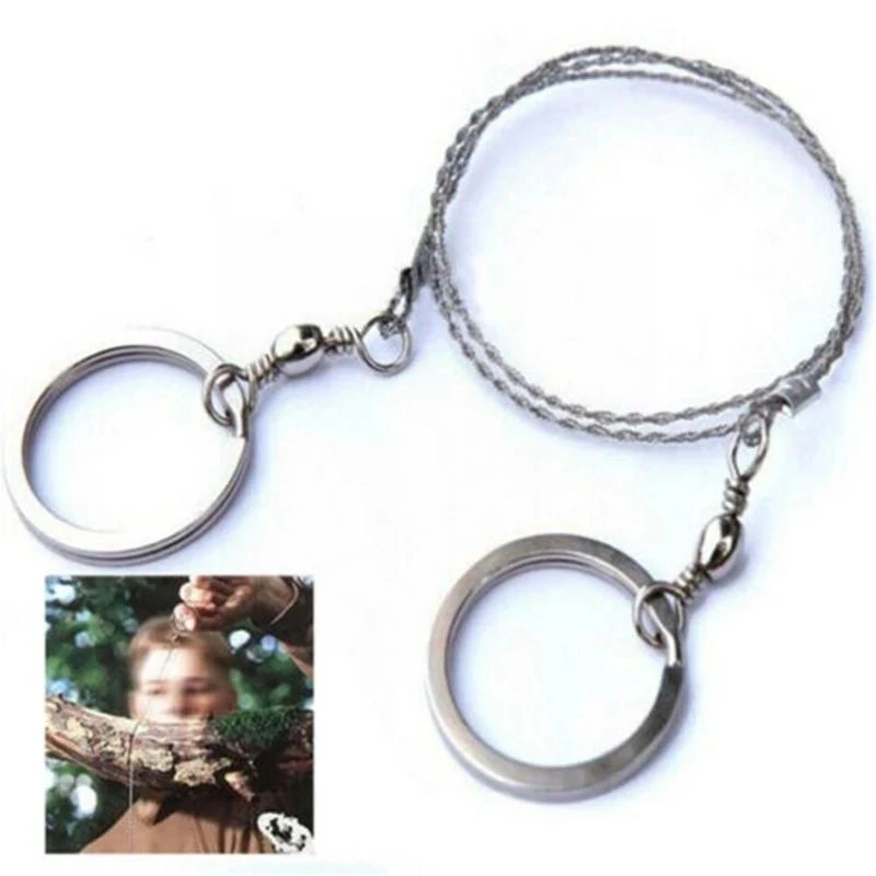 

2021 New Hand Chain Saw Safety Survival Fretsaw ChainSaw Emergency Outdoor Steel Wire Saw Pocket Gear Camping Hunting Kits