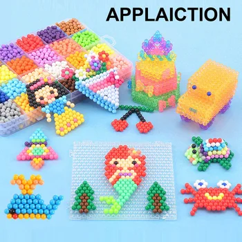 

2020 DIY Water Mist Magic Beads Toys For Children Animal Molds Hand Making Puzzle Kids Educational Toys Spell Replenish Beans