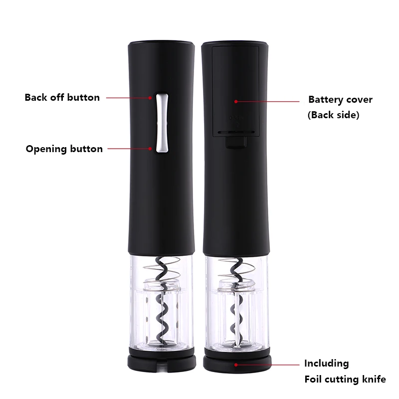 Bottle Opener Wine Opener Automatic Bottle Opener for Red Wine Foil Cutter Electric Red Wine Openers Kitchen Accessories