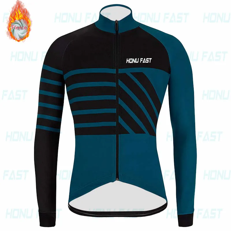 jerseys 5 Зимняя велосипедная одежда Gobike с длинным рукавом зимняя велосипедная форма Scotting Bianchin - Цвет: jerseys 5