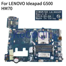 Kocoqin placa-mãe do portátil para lenovo ideapad g500 hm70 pga989 mainboard viwgp/gr LA-9632P 90002834 sjtnv ddr3