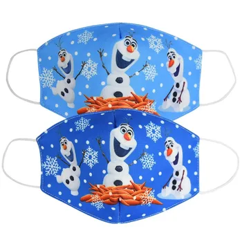 

Unisex Cute Cartoon Mouth Masks Kids Kawaii Anti Dust Face Mask Cotton Funny Anime Accessories Daily Elsa Dropshipping