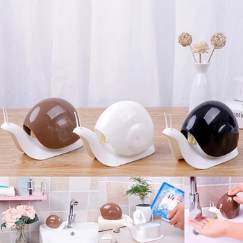 

Snail Shape Liquid Soap Dispensers Press Portable Cartoon Shower Shampoo Dispensing Bottles Bathroom Accessories