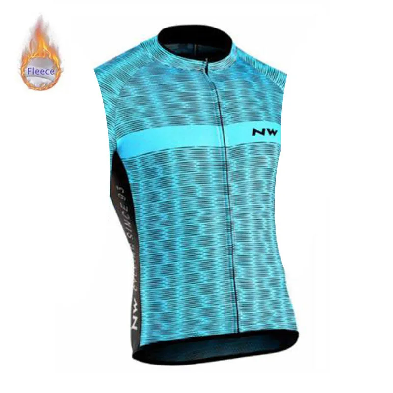 NW мужская зимняя термальная флисовая безрукавка для велоспорта, дышащая одежда, одежда для горного велосипеда - Цвет: 8