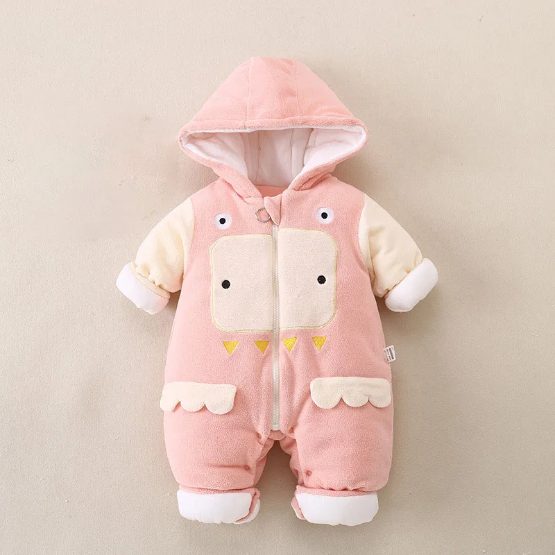 de ropa para bebé niña, invierno frío, abrigo con capucha de Conejo Terciopelo cálido y para 0-12 meses, pelele para bebé - AliExpress Madre y niños