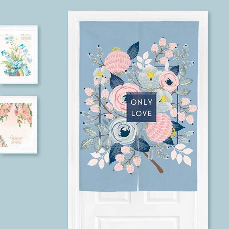 

INS Garland Unicorn Door Curtain Fabric Living Room Partition-Style Bath Curtain Bedroom Shade Curtain Kitchen Occlusion