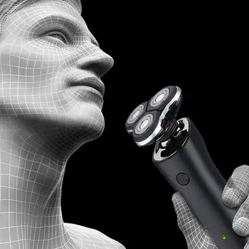 

New Electric Shaver 3-knife Head Floating Razor Washable Portable Men Shavers