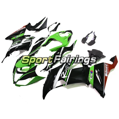 As Pictures Shown Рамки для Kawasaki ZX6R 2013 корпуса кузова ABS пластик мотоциклетные ZX-6R 13 17 рамка зеленый черный обтекатель - Цвет: As Pictures Shown
