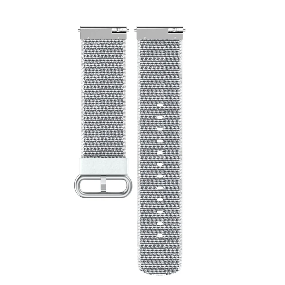 Adjustable watch band replacement Accessories for Fitbit Versa Nylon pin buckled watchbands