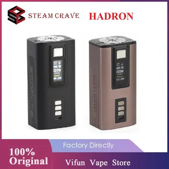 

Original Steam Crave HADRON 220 YIHI Chip Box MOD w/ 200W Max Output Powered by dual 21700 Cells E-cig Vape Mod vs Drag 2/Titan