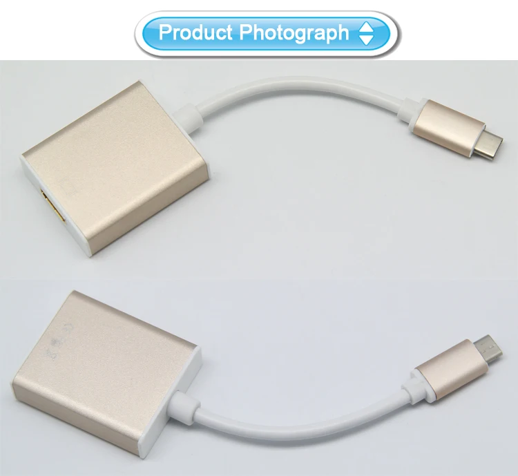 USB C к HDMI Кабель-адаптер 4 к 30 Гц USB3.1 Тип C к HDMI конвертер адаптер для MacBook Pro Chromebook Pixel S8 S9 Note 8