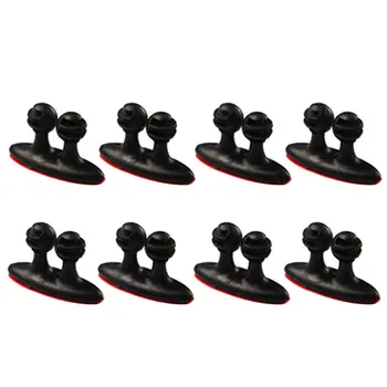 

New 8PCS/SET Multi-Purposes Car Wire Cable Holder Easy To Install Multifunctional Car Charger Line Earphone Cable Clip Organizer