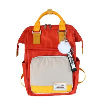 

Waterproof Patchwork Backpacks For Women 2020 Fashion Korean Style Schoolbags Wing Back Pack Female Teens Girls School Bags