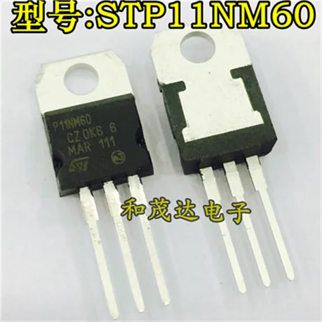 5 шт./лот P11NM60N P11NM60 STP11NM60N TO-220