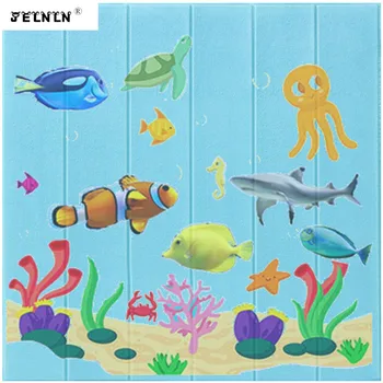 

Brick pattern 3d self-adhesive tape pattern wall sticker kindergarten kids room hotel bedroom TV background foam wall paper