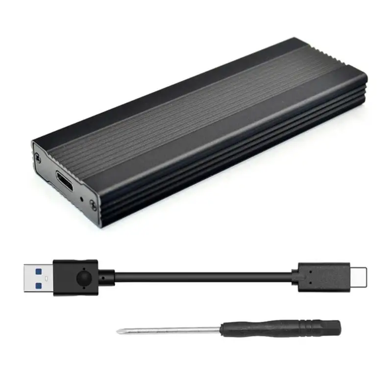 NVME M.2 인클로저, 전체 알루미늄 HDD 인클로저, HDD 케이스, 모바일 HDD 박스, c타입 3.1 ASM2362 m.2 USB3.1 PCIE SSD TYPEC SSD M2 케이스